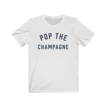 Load image into Gallery viewer, POP THE CHAMPAGNE Jersey Tee
