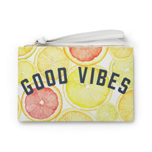 Load image into Gallery viewer, GOOD VIBES Lemon Clutch

