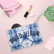 Load image into Gallery viewer, GOOD VIBES Tie Dye Clutch
